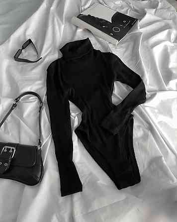 Жіночий теплий стильний боді-гольф ангора рубчик Одеса