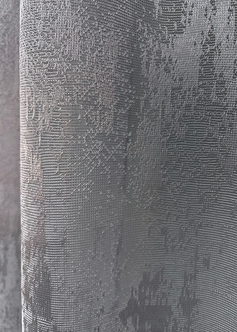 Тюль VR-Textil 1408т Мармур Жакард Сірий 300х270 см (42-0236) Київ - фото 5