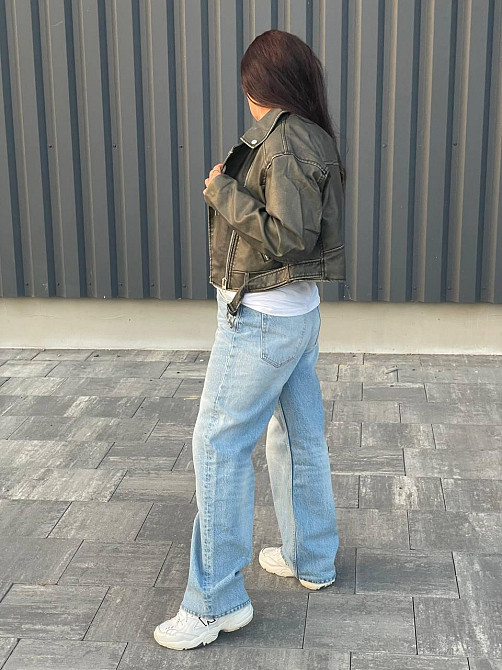 Женская короткая куртка Хаки S Харьков - изображение 3