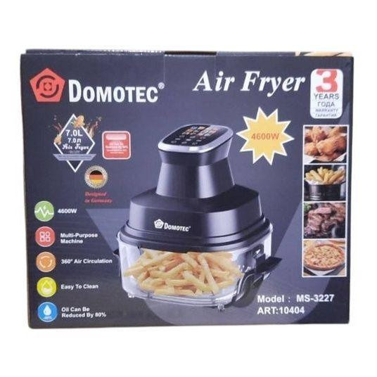 Аерофритюрниця DOMOTEC MS-3227 7л 4600Вт, скляна чаша, сенсорний екран, автоматичні програми, чорна Одеса - фото 3