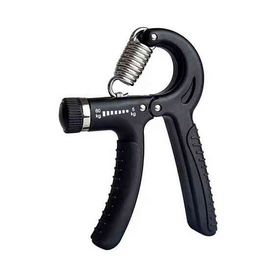 Эспандер кистевой пружинный с регулируемой нагрузкой Power Grip Pro NE-W-87-OR 5-60 кг Винница