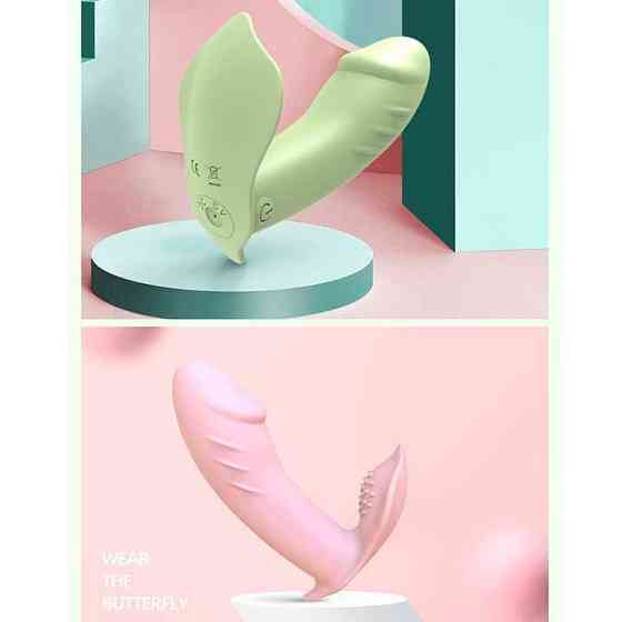 Вібратор метелик USB - Рожевий - Вібратори Вінниця