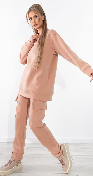 Теплий костюм на флісі з великими кишенями (42) Київ - фото 1