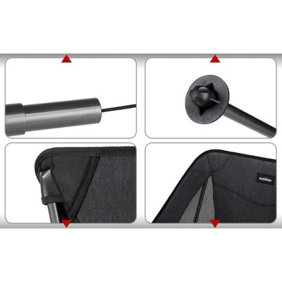Кресло складное Naturehike Stellaluna L04 CNK2450JJ015, розмір M, чорне (6976023929410) Винница - изображение 4