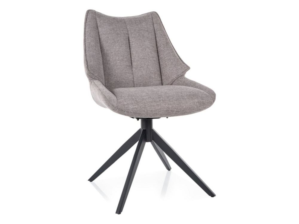 Стілець CODA BREGO чорний каркас/сірий 07 Киев - изображение 1