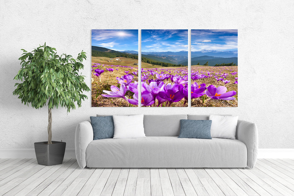 Модульна картина у вітальню/ спальню      Шафран         ART-045_3A Київ - фото 2