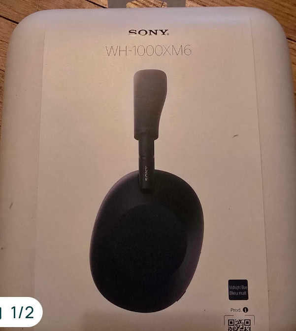 Sony WH-1000XM6 Midnight Blue.   Новые упакованные Sony WH- Харьков - изображение 2