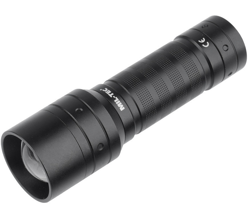 Тактичний Ліхтар 520 люмен, 4 режими роботи + чохол Mil-Tec від Sturm (15153400) Живлення 4хААА Нововолинськ - фото 1