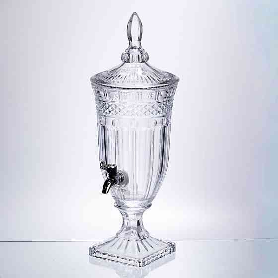 Лимонадниця Topaz Crystal 2 літри з краном HP-19-292 глечик диспенсер для води і напоїв прозорий Коломия