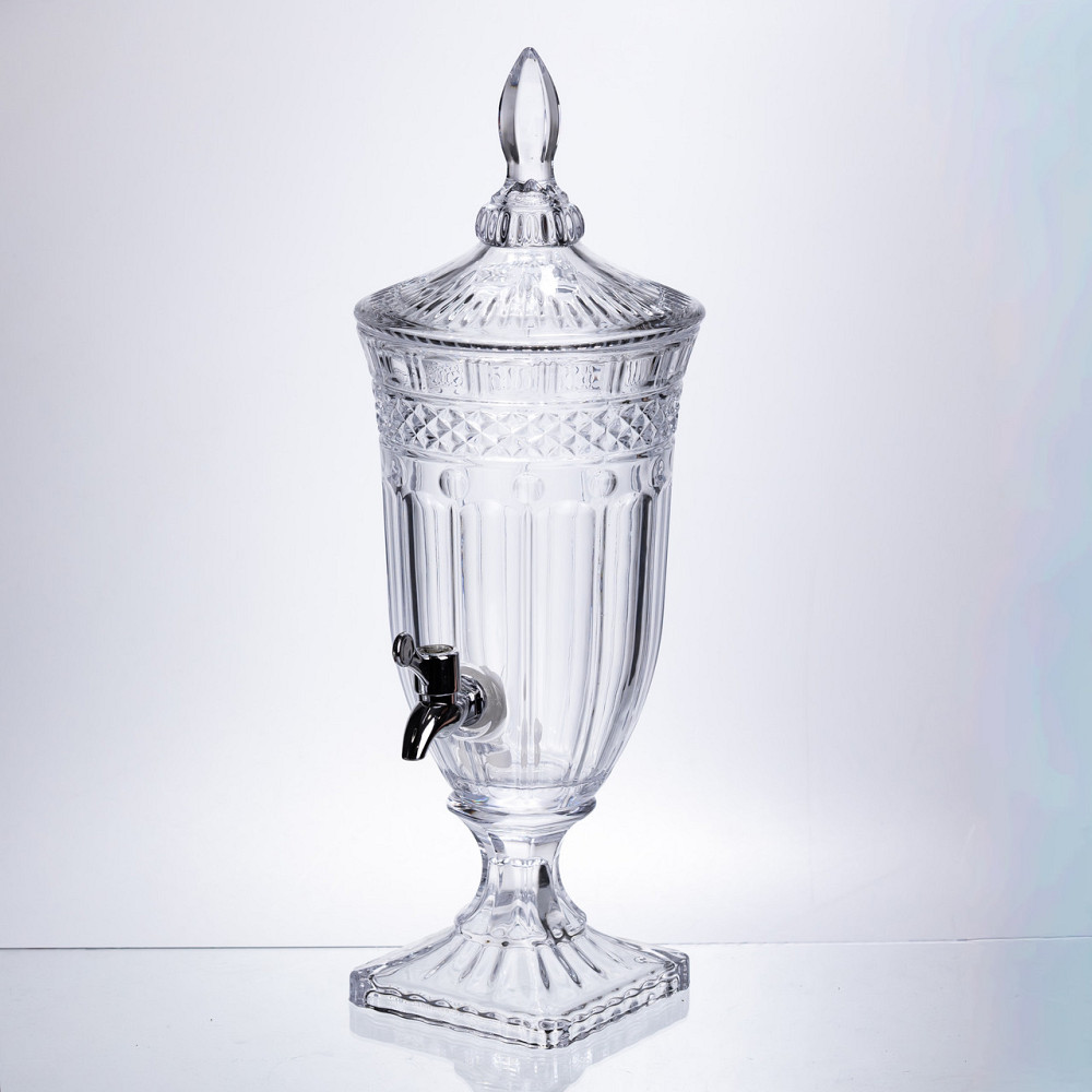 Лимонадниця Topaz Crystal 2 літри з краном HP-19-292 глечик диспенсер для води і напоїв прозорий Коломия - фото 3