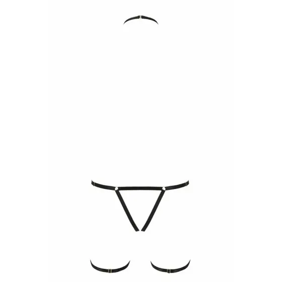 Портупея-стрепи на все тіло Passion Exclusive BRENDA S/M, black Львов