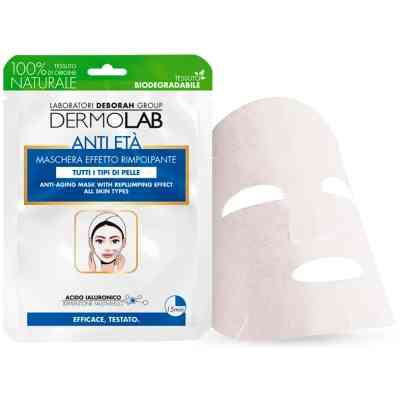 Маска для лица Dermolab Replumping Effect Mask Тканевая (8009518295276) Винница