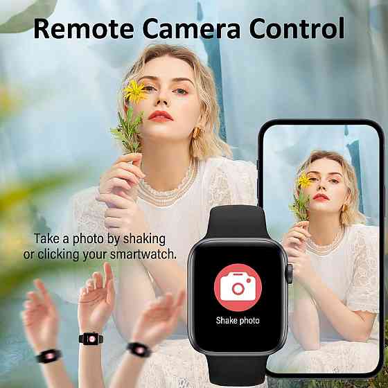 Розумний годинник Kebei SW-1: 1.88" HD-дисплей, Bluetooth-дзвінки, пульсометр, IP68, фітнес-трекер для Android/iOS Київ