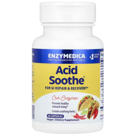 Ензими Enzymedica Acid Soothe 30 капс Київ