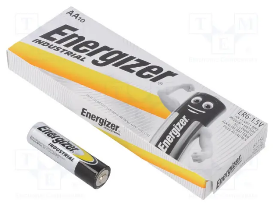 Батарейка ENERGIZER  AА лужна Industrial Alk пальчик (10 шт) Рівне