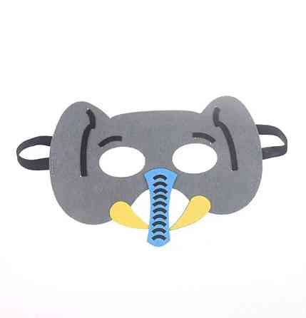 Детская маска Слон для утренника one size серый Киев