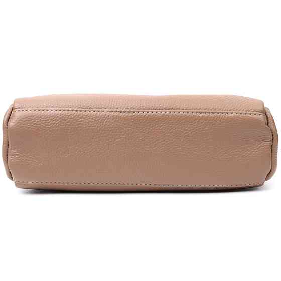 Женская стильная сумка из натуральной кожи Vintage 22599 Бежевая Киев