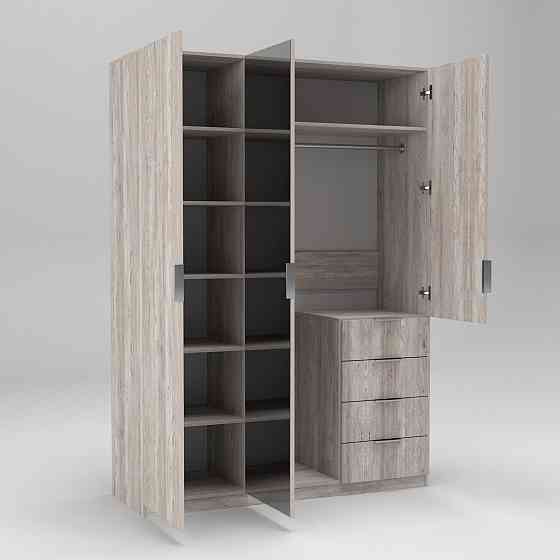 Шафа Крістал 2, Самоа Димчастий, 1500х520х2100 Львів