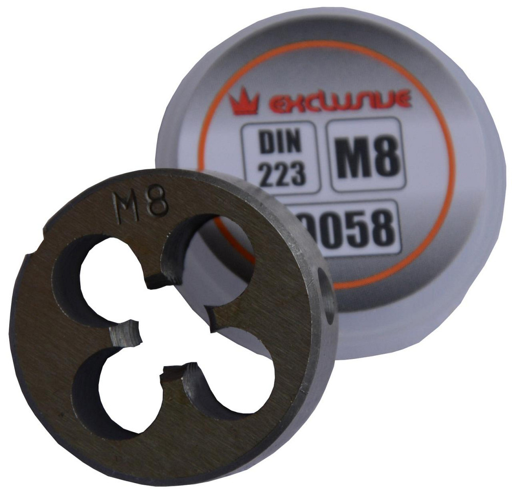 Плашка M8 x 1,25 CORONA/RICHMANN С9058 DIN 223 Коломия - фото 1