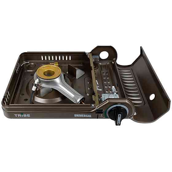 Плита газова портативна Tribe Universal з перехідником на великий балон Київ