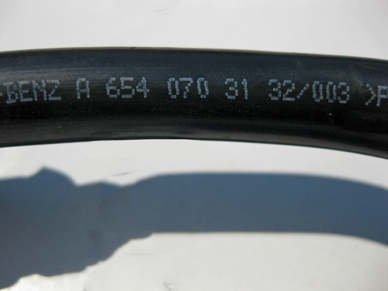 Mercedes-Benz  A6540703132 Вакуумна трубка для двигуна OM654 R4 2.0 Diesel C-Class W205 E-Class W213 Одесса - изображение 3