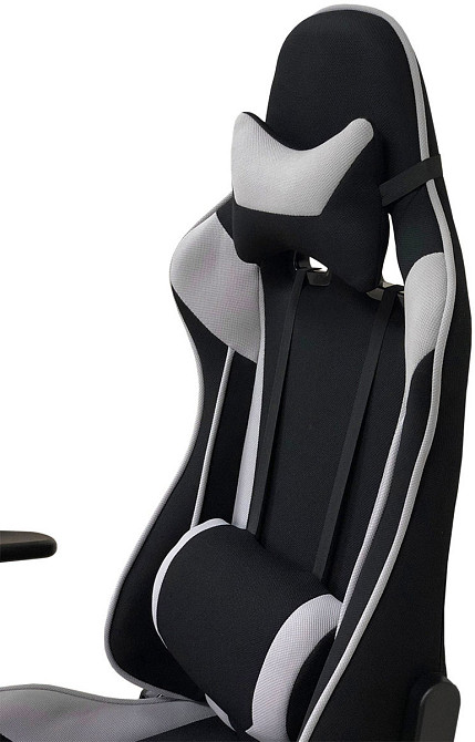 Крісло поворотне VIPER чорний/сірий Киев - изображение 3