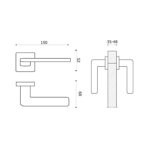 Ручка SYSTEM GIADA HA110RO11 AL7 Киев