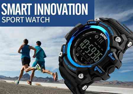 Спортивные часы с Bluetooth Skmei 1227 blue Винница