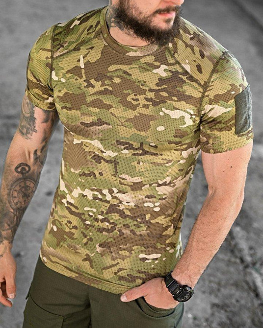 Тактическая потоотводящая футболка samuray Cooltuch MTK ВТ1159 Одесса - изображение 10