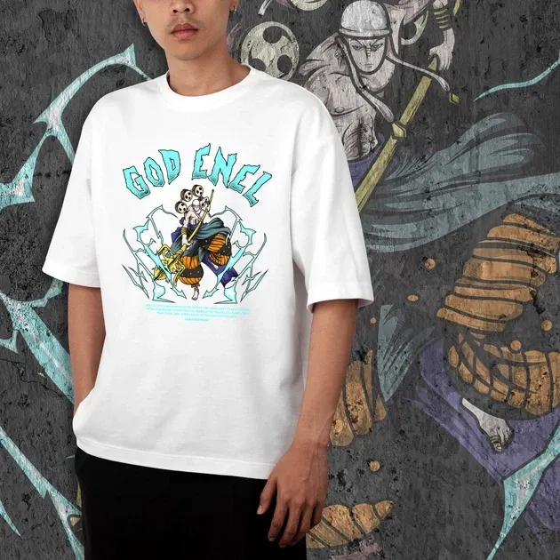 Футболка для подростка мальчика с принтом Ван Пис God Enel Размер 160 Anime10239 Днепр - изображение 4