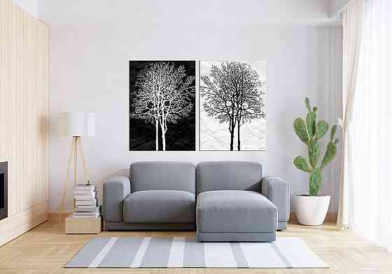 Модульная картина в гостиную / спальню  Дерева  TLV-2_048 120х170 см Київ
