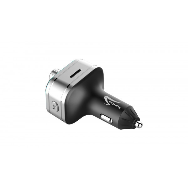 Автомобільний FM-трансміттер Aspiring Wave 2 LED/Bluetooth/MicroSD/DSP/QC3.0/Пульт ДК (86ASTR21PB2) Киев - изображение 3