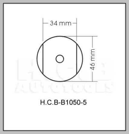 Спецключ для викручування пальця ресори Scania (3/4", 34х46мм) Одеса