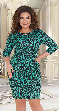 Платье с красивым рисунком  большого размера (44) Киев
