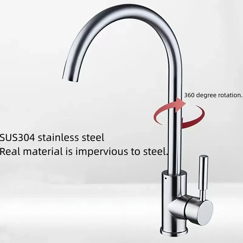 Однокран для холодної води Mixxus MONO-01.SUS нерж. сталь (MI5993) Чернівці - фото 4