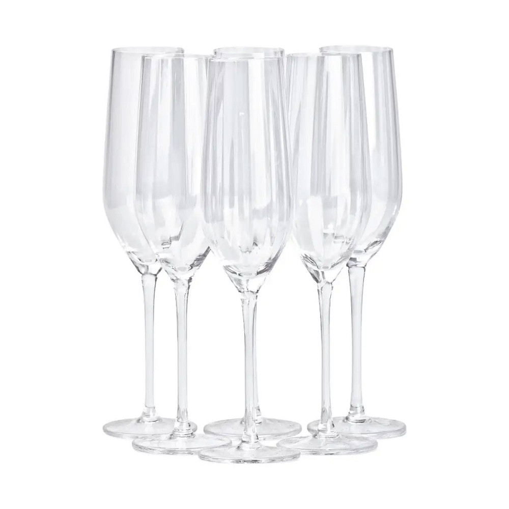 TS Kitchen Келихи для шампанського набір із 6 шт 350 мл HP95 Киев - изображение 3