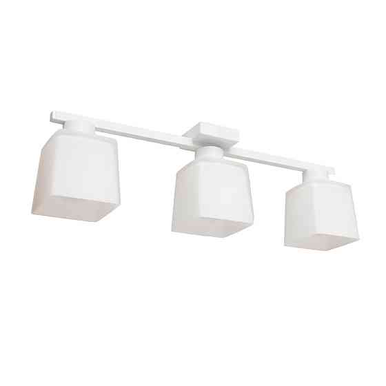 Люстра потолочная на три плафона MSK Electric Sakura под лампы Е27 белая NL 16510-3 WH Одесса