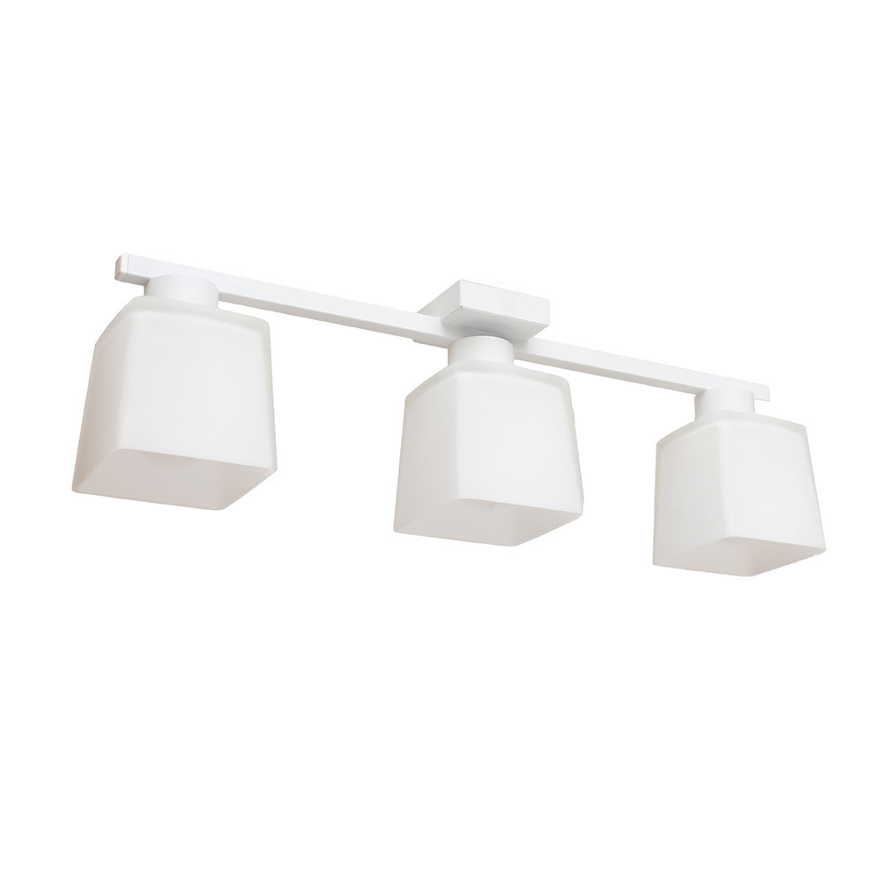 Люстра потолочная на три плафона MSK Electric Sakura под лампы Е27 белая NL 16510-3 WH Одесса - изображение 3