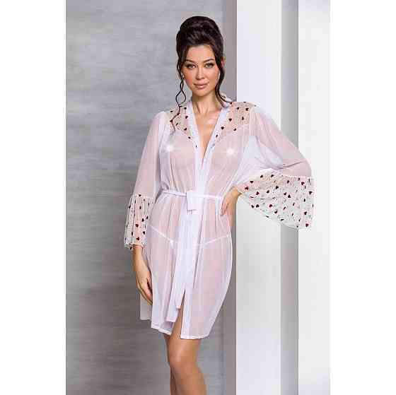 Повітряний пеньюар Passion LOVELIA PEIGNOIR XXL/XXXL, white Sex Aura Київ