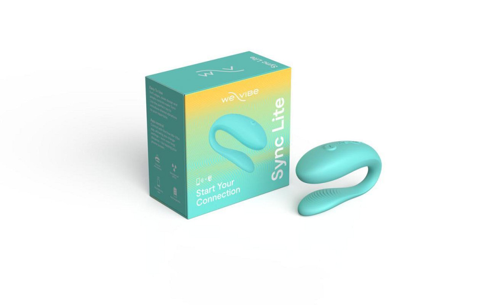 Смарт-вибратор для пар We-Vibe Sync Lite Aqua, 10 виброрежимов, можно совмещать с проникающим сексом Sex Aura Киев - изображение 8