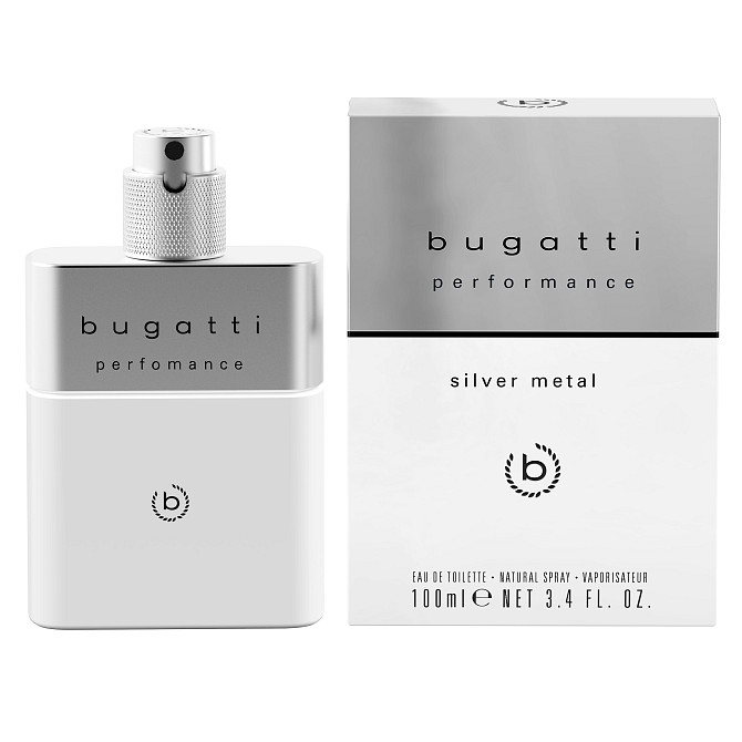 Туалетна вода для чоловіків Perfomance Silver Bugatti 100 мл Вінниця - фото 2