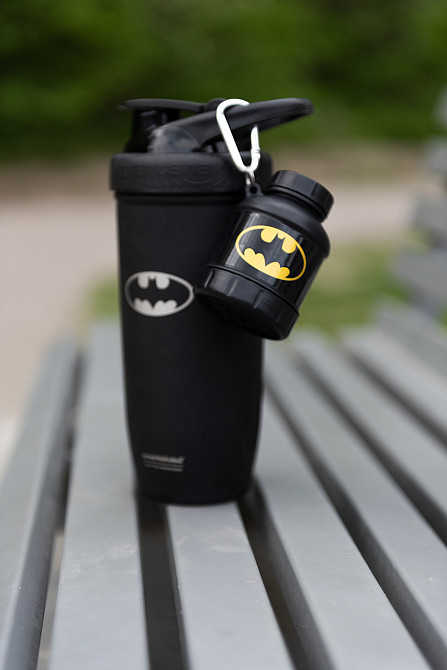 Шейкер спортивний SmartShake Reforce 900ml DC Batman Logo Луцк - изображение 7