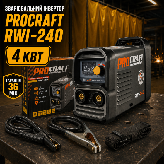 Инверторный сварочный аппарат Procraft, Надежный инверторный сварочный аппарат 140 А ток, Инверторные сварки Львов