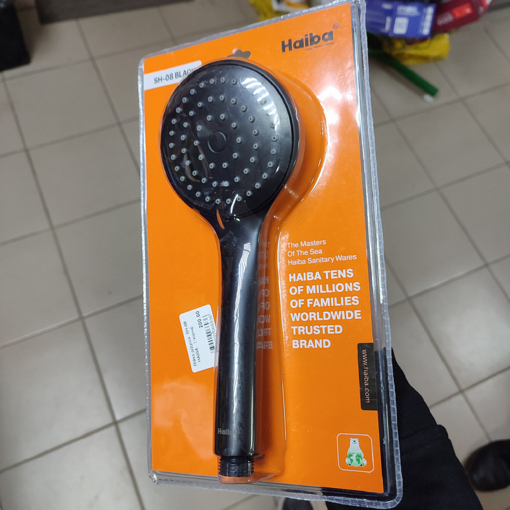 Лiйка для душу SH-08 HAIBA (чорна) Харків - фото 7