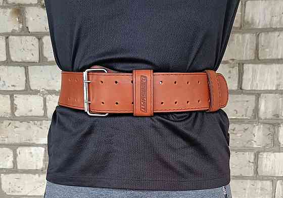 EasyFit Пояс атлетичний EasyFit DeciBelt (шкіра) коричневий XL Коломыя