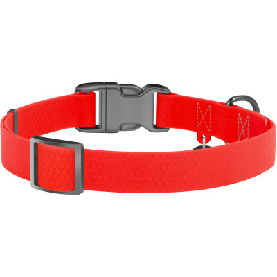 Нашийник для тварин WAUDOG Waterproof з QR паспортом Ш 15 мм Д 25-35 см червоний (27393) Вінниця - фото 2
