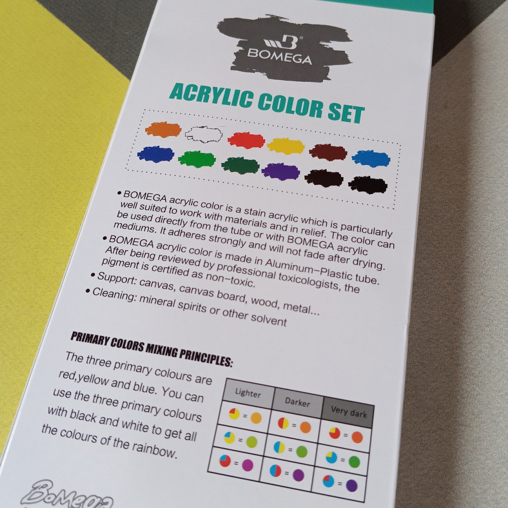 Краски акриловые 12 цветов Киев - изображение 3