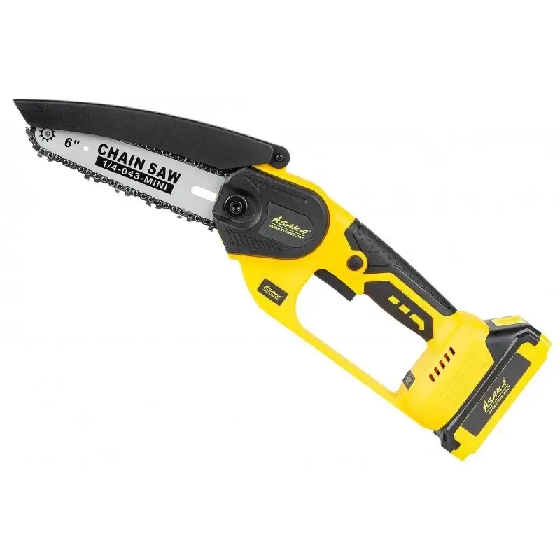 Міні ланцюгова пила ASAKA ,Акумуляторна міні ланцюгова пила 2 літій-іонних акумулятора 21 В,Акумуляторна міні пила Львів - фото 4