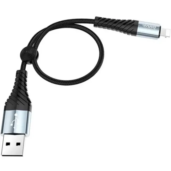Кабель HOCO COOL DATA CABLE X38 IP , USB - Lightning Черный Киев