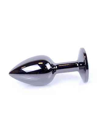 Анальна пробка - Jewellery Dark Silver Plug Green Sex Aura Київ